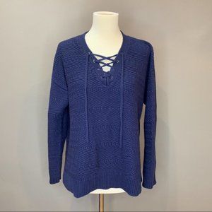 ATHLETA navy Sunset sweater, S.
